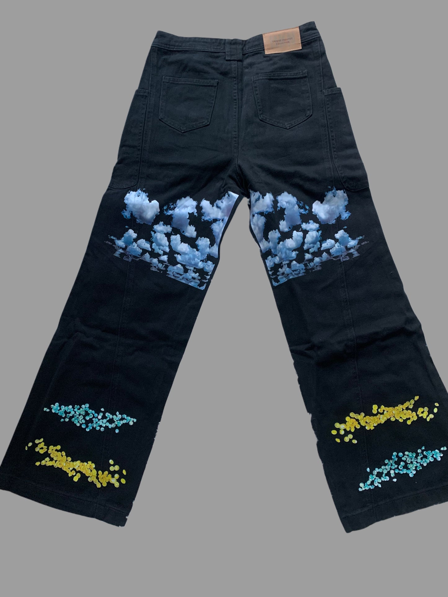 Cloudy diamond jeans