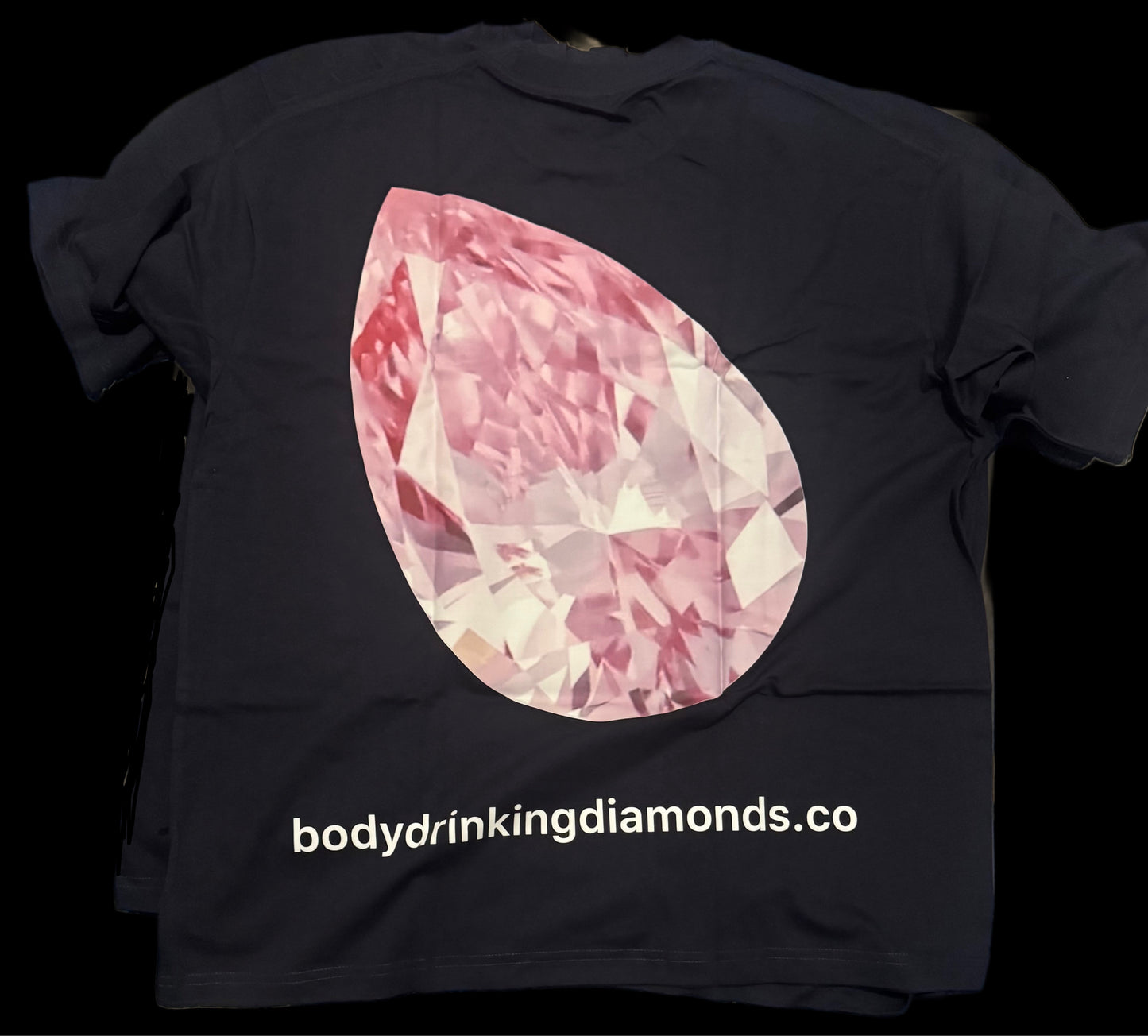 Bodydrinkingdiamonds -  Pink Diamond Face Tee