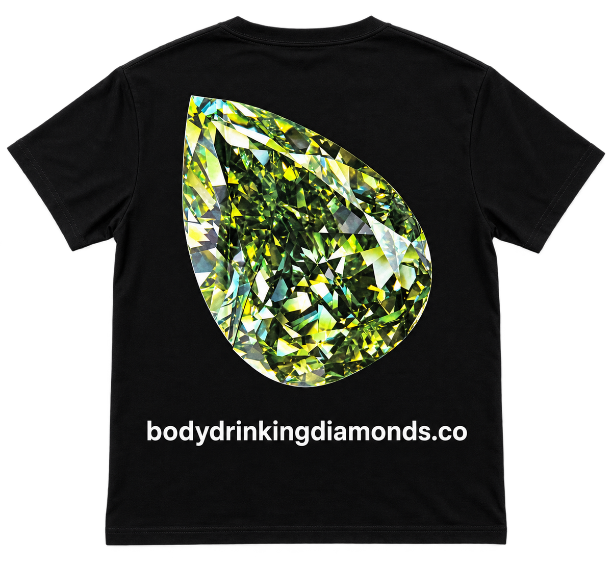 Bodydrinkingdiamonds -  Green Diamond Face Tee