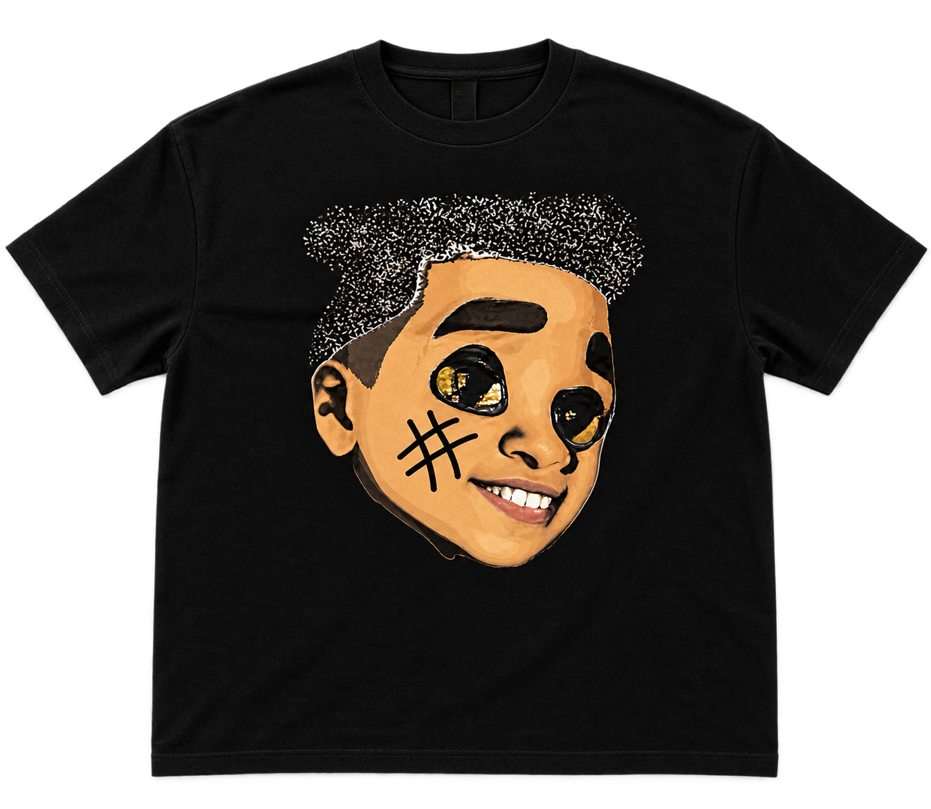 Bodydrinkingdiamonds - Yellow Diamond Face Tee